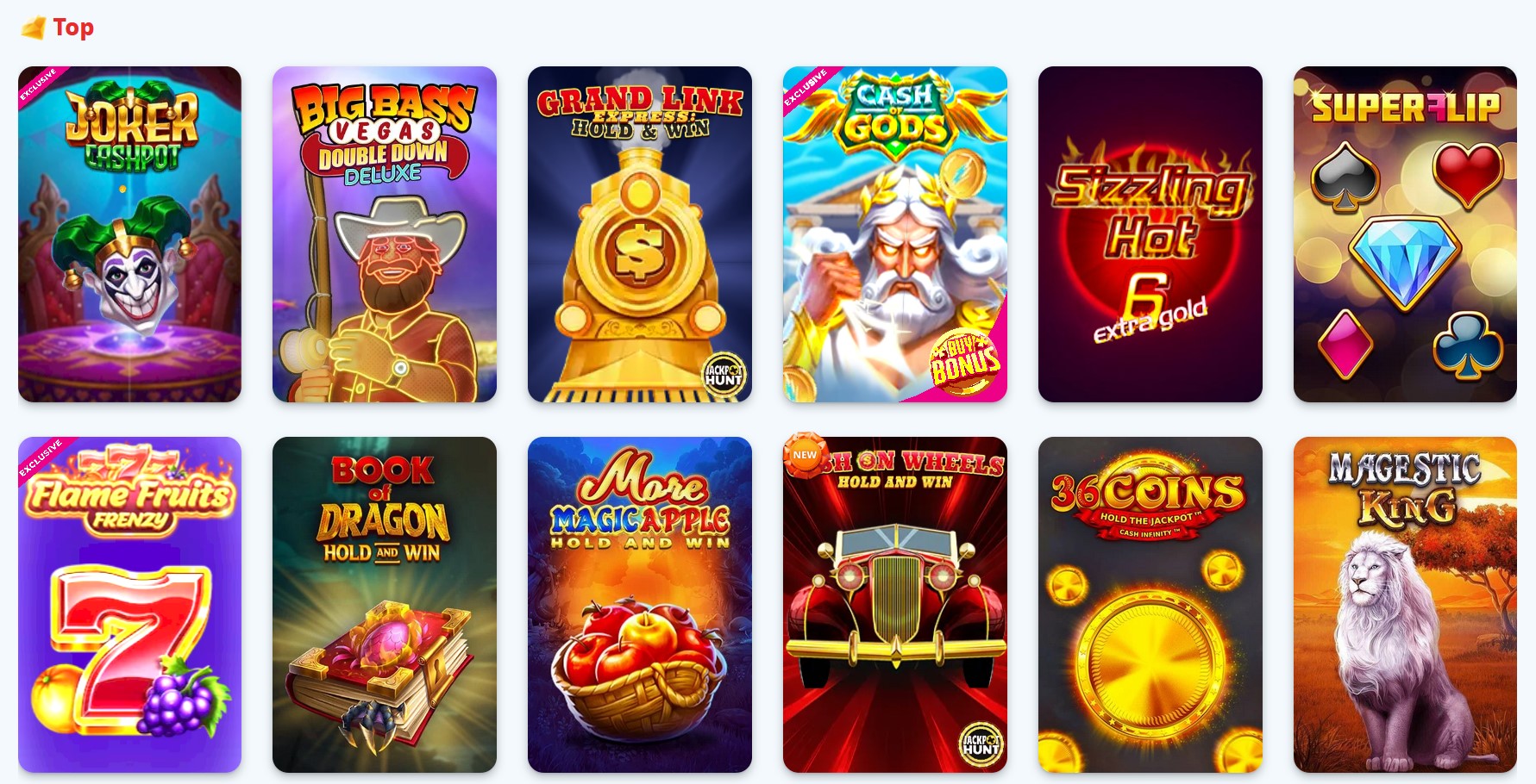 Infinity Casino Games