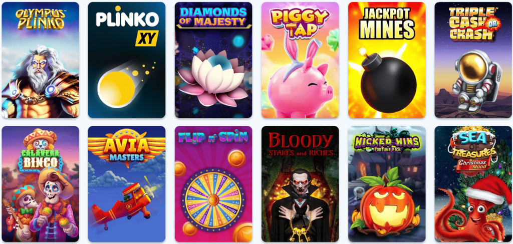 Sofort-Spiele Infinity Casino